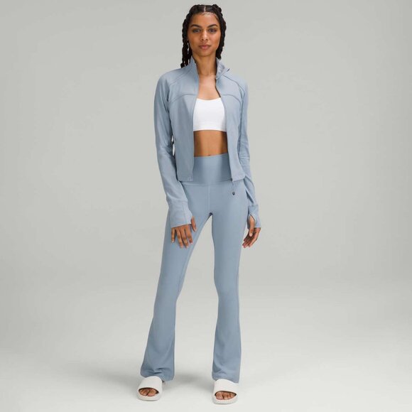 lululemon Chambray Align High-Rise Mini-Flared Pant 32" size 4 - Picture 3 of 14